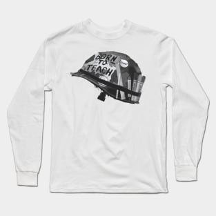 Born to teach Science BW Long Sleeve T-Shirt